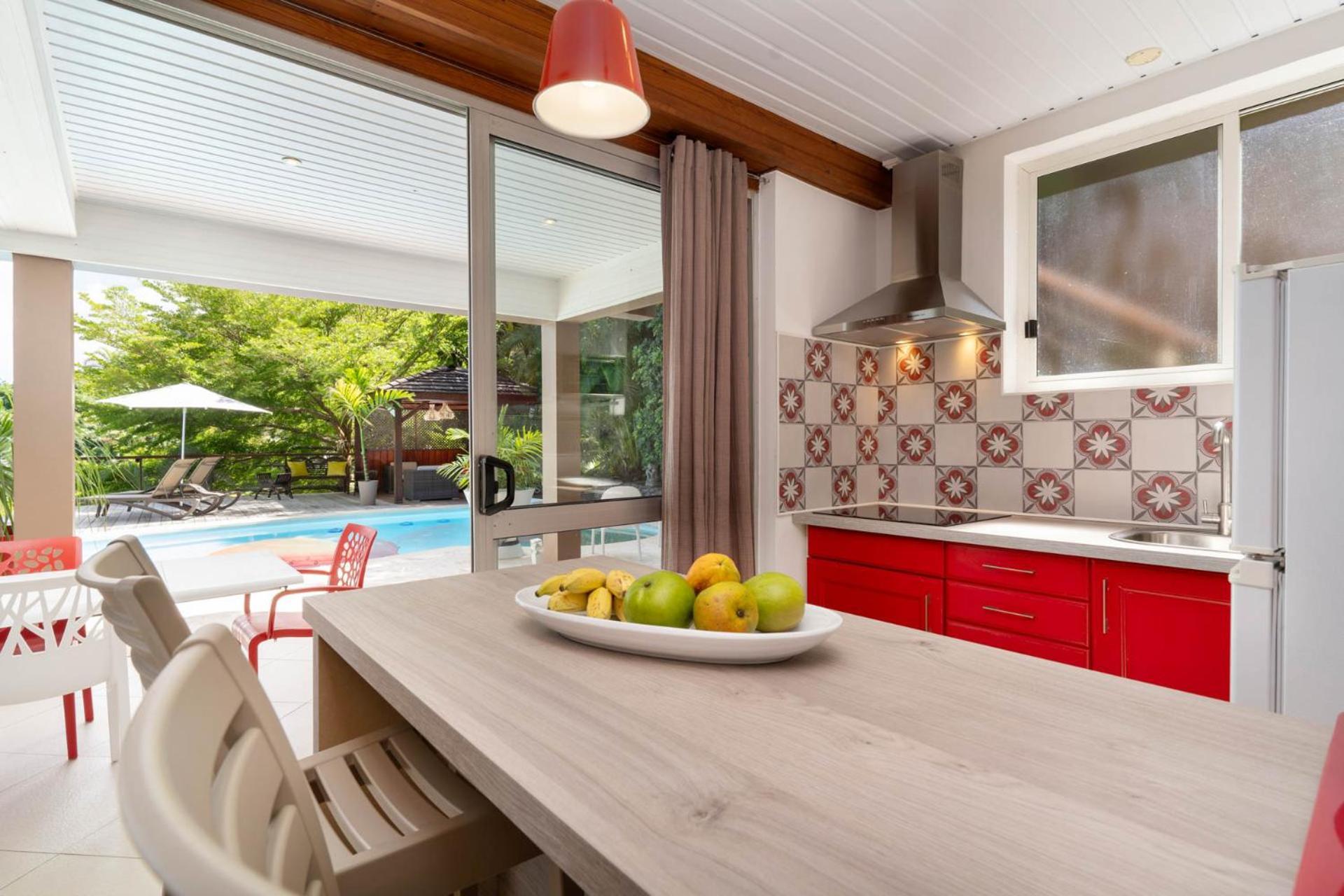 Villa Lodge - Bas De Villa Avec Piscine Et Vue Ocean Et Moorea Punaauia  Extérieur photo